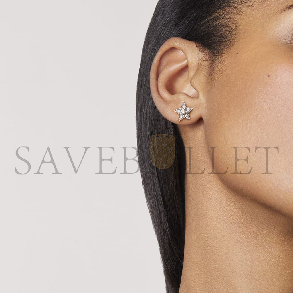 Ch*el comÈte gÉode earrings j0464
